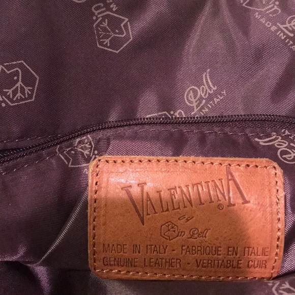 VALENTINA PEBBLE LEATHER PURSE MADE IN ITALY - Picture 5 of 8